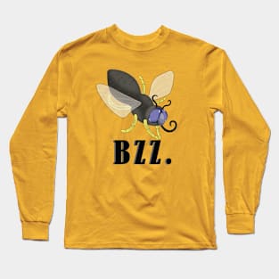 Artistic Fly with a playful pun Long Sleeve T-Shirt